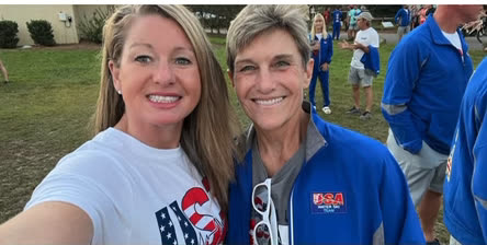 Bridget and Diana at the 2025 Pan Ams